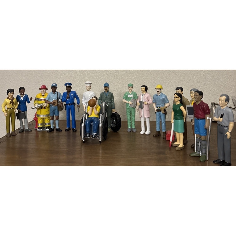 Professional Career Inclusion Figures Diversity Play Education - Lot Of 16